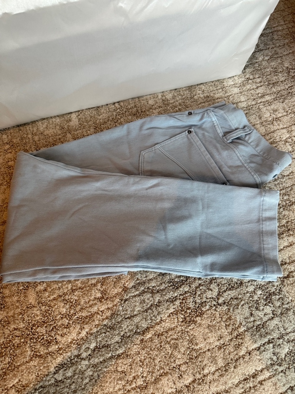 Bundle - Time and Tru Women’s Denim Capris - Light Blue and Black - Picture 5 of 10